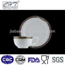 A030 bone china take away coffee cups and saucers